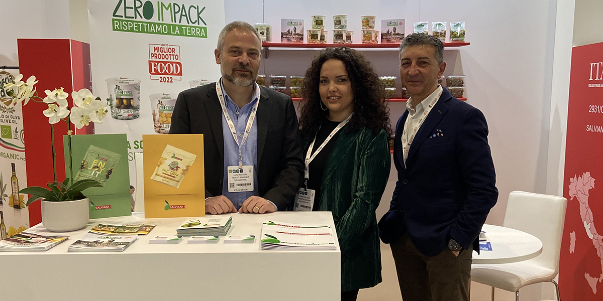 Le olive Salviani protagoniste all'IFE 2023